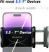MAGIPEA 17/16 15, 14 3.5-7" 34in) Cell Phone Clip Bed Stand Holder, with Grip Flexible Long Arm Gooseneck Bracket Mount