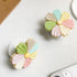 Universal Phone Ring Holder, Collapsible Colored Flower Grip and Stand for Phones and Tablets, Pack of 2