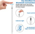 Electronic Stylus Pen for Lenovo Duet Chromebook 2 in 1 - 1.2mm Replaceable Plastic Tip Stylist Pencil, White