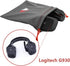 Universal Waterproof Headphone Protection Pouch Bag - Varias Headsets 11" x 9.25" inch Metallic Gray Color