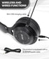 Kids Bluetooth Headphones, On Ear Wireless Headsets with Microphone, Foldable for Boys and Girls
