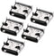 uxcell Type-C 3.1 16Pin Female Jack USB Connector, Fast Charging Socket, 5Pcs