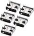 uxcell Type-C 3.1 16Pin Female Jack USB Connector, Fast Charging Socket, 5Pcs