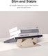 MOFT Laptop Stand for Desk, Adhesive with 2 Adjustable Viewing Angles, Portable for MacBook