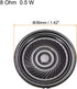uxcell 0.5 W 8 Ohm DIY Magnetic Speaker 36mm Round-Shape Replacement Loudspeaker 4pcs