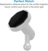 Naponal 2 Pcs Adhesive Magnet Replacement for Garmin Low Profile Magnetic Mount,Only Windshield Adhesive Piece