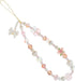 Shimmeroo Y2k Pink Camera Strap Wrist, Cute Glass Beads Digital Phone Wrist Charms Style Pearl Camera Charm Strap