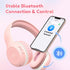 EarFun Kids Bluetooth Headphones, K2 Kids Headphones with Volume Limited, 40H Playtime, Foldable Over-Ear Headphones