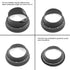 RECOIL SPB65 Foldable Silicone 6.5” Car Speaker Baffle Kits, Egg Crate Foam for Sound Quality Improvement, One Pair