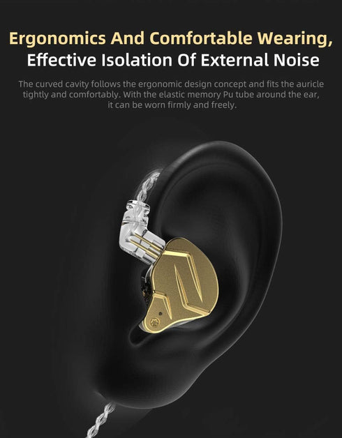 1BA 1DD KZ ZSN Pro X in Ear Monitor Earphone Wired Earphone HiFi Sport Gaming Earbuds Headphones Compatibility