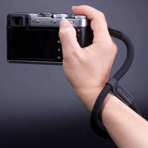 VKO Camera Wrist Strap, Rope Camera Strap for DSLR SLR Mirrorless Cameras, Hand Strap in Black