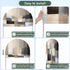 Jnbasdffb 7.2 Brown Beige Plaid Wedding Arch Cover, Stretchy Spandex Arch Backdrop Stand Covers FT, Abstract Oil
