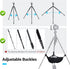 9 JJC Tripod Weights Stone Bag, Heavy Duty Weighted Sand Bags for Tripod Easel Light Stand Photography Astrophotography