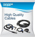 6ft HDR-XR101 HDR-XR150 HDR-XR200 HDR-XR200V HQRP Long USB to Mini USB Cable Compatible with Sony Handycam Camcorder