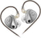 KZ Castor in Ear Monitor Headphones, HiFi Improved Bass, Noise Isolating IEM, Dual-Dynamic Driver Wired Earbuds