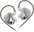 KZ Castor in Ear Monitor Headphones, HiFi Improved Bass, Noise Isolating IEM, Dual-Dynamic Driver Wired Earbuds