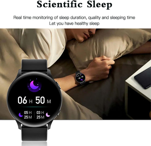 Smartwatch for Men and Women, 1.32'' Touch Screen Fitness Tracker, 20+ Sports Modes, IP67 Waterproof, Heart Rate/Sleep