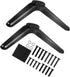 Luxshiny 2pcs Tabletop Tv Mount Stand for Tvs Plastic Brackets Screws and Base