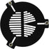 Astromania Bahtinov Mask Focusing Mask for Telescopes - FM60mm for Tube Outer Diameter from 65mm-100mm