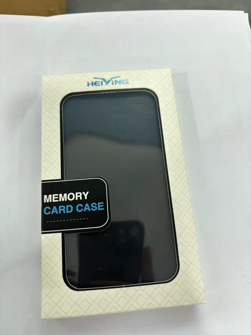 HEIYING Memory Card Case for SD and TF Cards, Portable Holder with 20 SD & 20 Micro SD Card Slots
