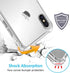 Phone Case Compatible for iPhone XR, Crystal Clear Hard Back Cover with Shockproof Protection, 6.1 inches