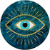 Yellow Evil Eye Blue PopSockets Standard PopGrip