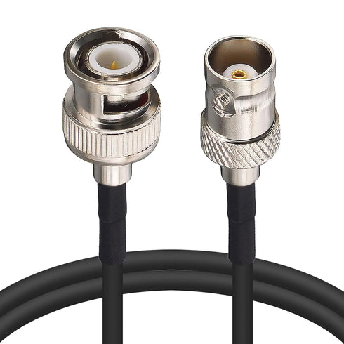 BNC Jumper Cable 3ft BNC Male to Female Extension 50 Ohm SDI
