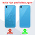 OEM Rear Back Glass Replacement for iPhone XR 6.1 Inches with Professional Repair Tool Kit (Blue)