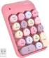 MOFII Wireless Number Pads - Pink Numeric Keypad, 18 Keys USB 2.4G, Portable Numpad for Laptop/PC