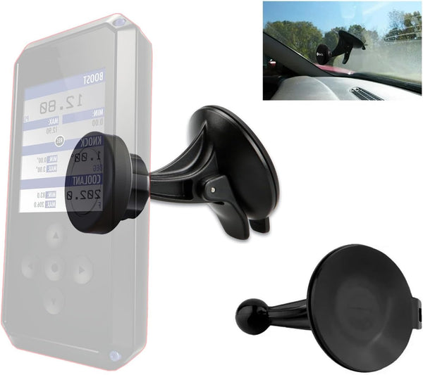 Enhanced Strong Car Windshield Suction Cup Mount with N60 Magnetic Cradle Holder for Bully Dog BDX/SCT BDX Programmer