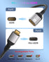 8K 8K@60Hz/4K@120Hz Mini HDMI to HDMI Adapter, Mini HDMI Male to HDMI Female Cable UHD HDR ARC HDCP, Compatible