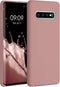 kwmobile Case for Samsung Galaxy S10 Plus / S10+ - TPU Silicone Phone Cover with Soft Finish - Winter Rose