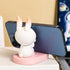 XGOPTS Cute Bunny Cell Phone Stand Holder Cartoon Rabbit Animal Phone Stand Mobile Phones Holder Desk Stands Decoration