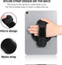 Hpmjz 360 7-11" Tablet Stand with Hand Strap Universal Tablet Hand Strap Holder Degree Rotating Sticky Tablets Stand