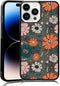Vintage Pumpkins Head Flower iPhone 14 Pro Max Case - TPU Shockproof, Spooky Halloween Spider Web Cover for All!