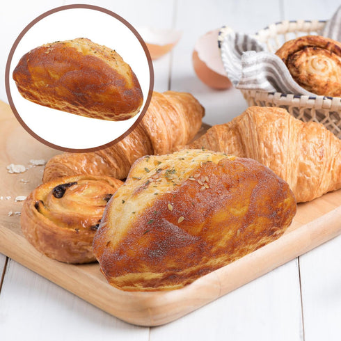 6.10X3.54X2.75In HOMSFOU Simulation Bread Model Pu Fake Bread Loaf Photography Prop Bakery Display Home Decoration
