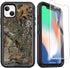 Compatible iPhone 14 Case, iPhone 13 Shockproof Heavy Duty Protective Case with Screen Protector, Camouflage