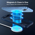 TAURI 5-in-1 Shockproof Case for iPhone 13/14, MagSafe Compatible, Blue + 2 Screen & Camera Lens Protectors.