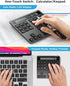 HoRiMe 34 2 1 Number Pad for Laptop - Rechargeable Wireless Number Keypad Keys with Dual Bluetooth, in Numeric Keypad