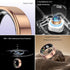 TIAZUUX Tracker-IP68 Smart Ring for Women&Men-Activity/Sleep/Heart Rate/HRV/Stress/Women's Health