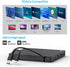 External CD DVD Drive, USB 3.0 CD Burner with 2 USB Ports and 2 TF/SD Card Slots, Optical Disk Drive for Laptop Mac, PC