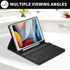 KBCASE Keyboard Case for iPad 9th/8th/7th Generation 2021/2020/2019, Compatible with iPad Air 3/Pro 10.5, Detachable