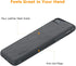 molzar GripBig Series Case for iPhone 8 Plus/7 Plus/6 Plus, Built-in Metal Plate for Magnetic Mount, Black/Black