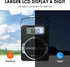Portable AM FM Digital Radio with Bluetooth, Rechargeable, Loud Speaker, Best Reception for Home Outdoor, Black
