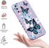 Creative Flower Pattern Case for Samsung Galaxy S20 - Dropproof Slim Protective Cover (6.2 inch) - Aurora Butterfly
