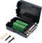 Oiyagai DB15 Female 15Pin Connector Adaptor with Case, Nut Terminal Breakout Board Signal Module, Free Welding