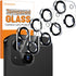 4 Pack Tempered Glass Camera Lens Protector for iPhone 15 6.1" & iPhone 15 Plus 6.7", HD Clear, Anti-Scratch, Strong