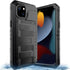 Marrkey Waterproof Case for iPhone 15 Pro, Heavy Duty Metal Full Body Shockproof Dustproof Defender - Black