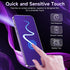 Privacy Screen Protector for iPhone 14 Pro Max (2 Pack) - Purple Soft PET, Anti Spy/Anti Blue Light, Case Friendly