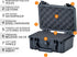 MEIJIA Portable All Weather IP67 Waterproof Protective Case, Hard Case with Customizable Foam for Drones, Cameras